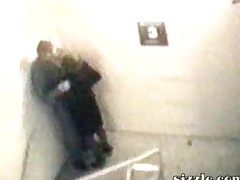 Boss Fucks His Secretary in the Stairway - Pornhub.com